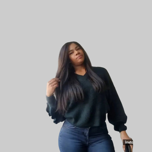 Double drawn straight weave extensions